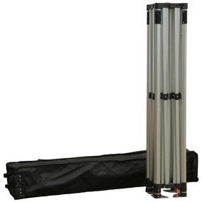 GAZEBO ΕΠΑΓΓΕΛΜΑΤΙΚΟ ΒΑΡΕΩΣ ΤΥΠΟΥ CRESSEN HM21097 ΠΤΥΣΣΟΜΕΝΟ ΑΛΟΥΜΙΝΙΟΥ 3x3x3,4Yμ