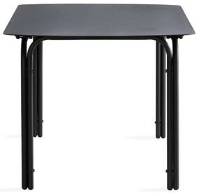 Τραπέζι εξωτερικού χώρου Provo 196, Μέταλλο, 74x90cm, Ανθρακί, Μέταλλο | Epipla1.gr