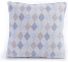 Διακοσμητικό Μαξιλάρι Fleece (35x35) Nef-Nef Homeware Baby Sweet Rhombus Blue