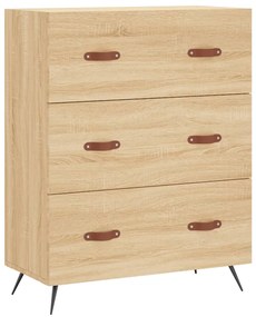 vidaXL Συρταριέρα Sonoma Δρυς 69,5 x 34 x 90 εκ. από Επεξεργ. Ξύλο