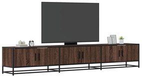 vidaXL Έπιπλο Τηλεόρασης Καφέ Δρυς 240x35x41 εκ. Επεξεργασμένο Ξύλο