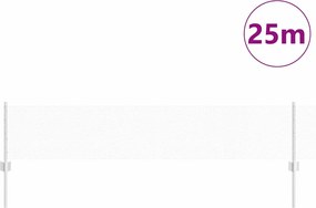 vidaXL Τεντώτο με στήριγμα Ασημί 0,4 x 25 μ Ατσάλι