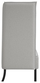 vidaXL Καναπές Υψηλής Πλάτης Γκρι Νέφους 109x56x121 εκ Υφάσματα