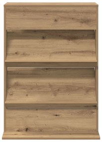 vidaXL Ράφι Περιοδικών Artisan Oak 70 x 41 x 96 εκ. Επεξεργασμένο ξύλο