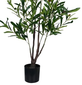 Διακοσμητικό φυτό Olive tree σε γλάστρα Inart πράσινο pp Υ120εκ