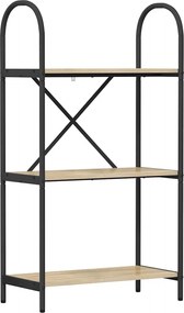 vidaXL Ράφι Βιβλίων Δρύς Sonoma 60 x 30 x 109 εκ Επεξεργασμένο ξύλο