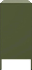 vidaXL Ντουλάπι Πράσινο Λαδί 68x39x79 εκ. από Ατσάλι
