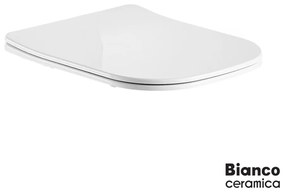 Κάλυμμα Λεκάνης NR121 Slim Soft Close, Bianco Ceramica White 9601SC-300