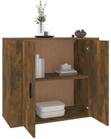 vidaXL Ντουλάπι Καπνιστή Δρυς 80x33x70 εκ. από Επεξεργασμένο Ξύλο