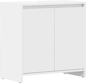 vidaXL Ντουλάπι Νιπτήρα Λευκό 60 x 33 x 60 εκ. από Επεξ. Ξύλο