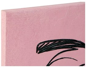 Καμβάς DKD Home Decor Eye Τζίντζερ Καμβάς 80 x 3 x 120 cm