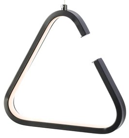 Φωτιστικό Οροφής LED Aca Euclid2 V29LEDP23BK Black