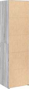 vidaXL Ντουλάπι Γκρι Sonoma 50x41x185 εκ. από Επεξεργασμένο Ξύλο