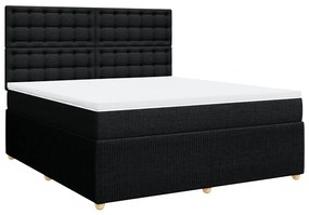 ΚΡΕΒΑΤΙ BOXSPRING ΜΕ ΣΤΡΩΜΑ ΜΑΥΡΟ 180X200 ΕΚ. ΥΦΑΣΜΑΤΙΝΟ 3292151