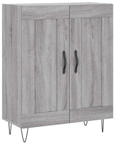 vidaXL Ντουλάπι Γκρι Sonoma 69,5 x 34 x 90 εκ. από Επεξεργασμένο Ξύλο