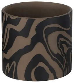 Κασπώ (Φ17x15) Marhome Μαύρο/Καφέ 06-24518