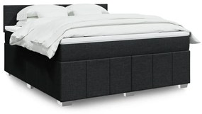 ΚΡΕΒΑΤΙ BOXSPRING ΜΕ ΣΤΡΩΜΑ ΜΑΥΡΟ 180X200 ΕΚ. ΥΦΑΣΜΑΤΙΝΟ 3287142