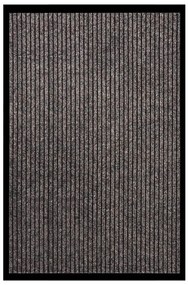 vidaXL Πατάκι Εισόδου Ριγέ Μπεζ 80 x 120 εκ.
