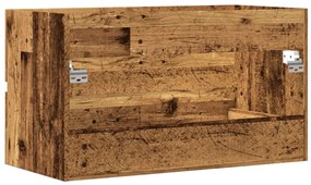 vidaXL Ντουλάπι Μπάνιου Κρεμαστό Παλ. Ξύλο 80x38,5x45εκ. από Επ. Ξύλο