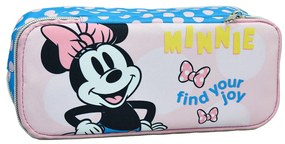 Κασετίνα Διπλή (23.5x10.5x6) Gim Minnie Polka Dot Powder