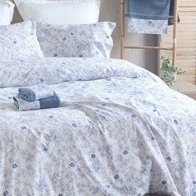 Πάπλωμα Μονό (Σετ 160x240) Rythmos Nova Ortensia Blue