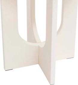 Βοηθητικό Τραπεζάκι (Φ40x50.5) A-S Bloom Ivory 206046A