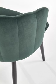 K386 chair, color: dark green DIOMMI V-CH-K/386-KR-C.ZIELONY