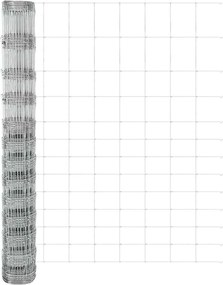 vidaXL Στύλος Περιφράξεων Γαλβανισμένο 50 x 1,5 m Ατσάλι