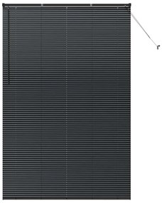 vidaXL Ρολό Παραθύρου με κουρτίνες Άλλο Μαύρο 80 x 130 εκ Αλουμίνιο