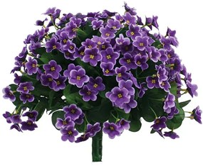 Τεχνητό Μπουκέτο Με Άνθη 00-23759-36-1 38cm Purple Marhome Synthetic