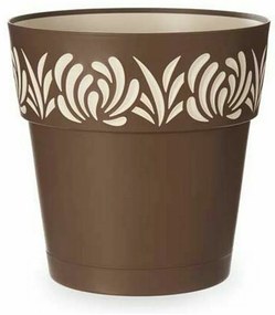 Αυτοποτιστικη Γλάστρα Stefanplast Gaia Καφέ Πλαστική ύλη 29 x 29 x 29 cm (x6)