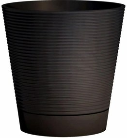 Αυτοποτιστικη Γλάστρα Garden ID Μαύρο 40 cm