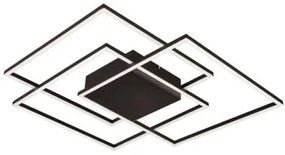 Πλαφονιέρα Φωτιστικό Οροφής LED Μαύρο Daniel 4263500 Viokef-4263500-Μαύρο 4263500
