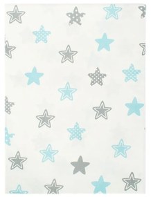Σεντόνια Παιδικά Σετ 2τμχ Star 104 Sky blue DimCol Single 160x240cm 100% Cotton