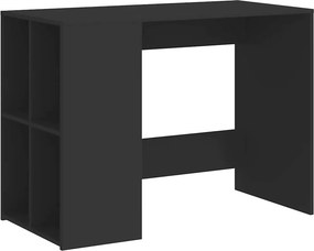 vidaXL Γραφείο Μαύρο 102x50x75 εκ. από Επεξεργασμένο Ξύλο