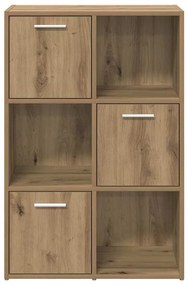 vidaXL Βιβλιοθήκη Τεχνίτης Δρυς 60,5x30x90 εκ. Επεξεργασμένο Ξύλο