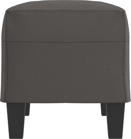 vidaXL Πάγκος Γκρι 70 x 35 x 41 εκ. από Συνθετικό Δέρμα