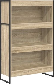 vidaXL Βιβλιοθήκη 80 x 30 x 121 εκ Επεξεργασμένο Ξύλο Σονόμα