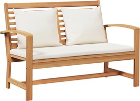 vidaXL Σετ Καναπέ Κήπου 4 pcs Φυσικό Στερεό Ξύλο Τίκ