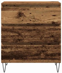 vidaXL Πλαϊνό γραφείο Παλαιό ξύλο 60 x 35 x 70 cm Επεξεργασμένο ξύλο