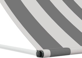vidaXL Αντιανεμικό Γκρι και Λευκό 250 x 150 cm