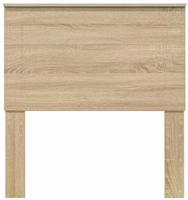 vidaXL Κεφαλάρι Δρύς Sonoma 75 cm Επεξεργασμένο ξύλο