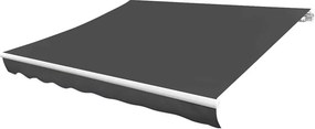 vidaXL Ανταλλακτικό Ύφασμα Τέντας Γκρι 280x245 εκ. Πολυεστέρας