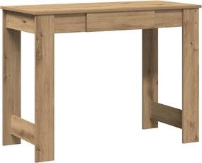 vidaXL Γραφείο Αρτισιανή Δρυς 100x45x75 εκ. από Επεξεργασμένο Ξύλο
