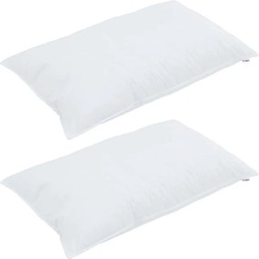 vidaXL Χειμερινό Παπλωματοθήκη με μαξιλάρι 3 pcs Λευκό Μικροΐνες