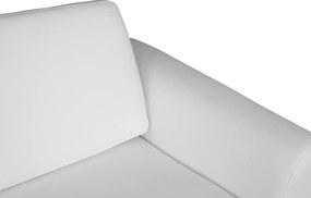 ΚΑΝΑΠΕΣ 3ΘΕΣΙΟΣ KENZIE HM3121.32 ΜΕ ΛΕΥΚΟ PU 190x81x81 εκ.
