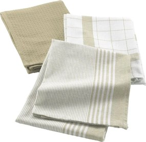 Ποτηρόπανα (Σετ 3τμχ) L-C Vibrato Linen 1731327