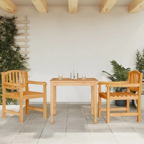 Καρέκλες Κήπου 2 τεμ. 58 x 59 x 88 εκ. από Μασίφ Ξύλο Teak