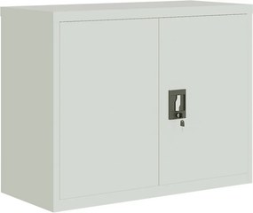 vidaXL Αρχειοθήκη Αν. Γκρι 90 x 40 x 110 εκ. Ατσάλινη