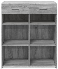 vidaXL Ντουλάπι Γκρι Sonoma 80x42,5x93 εκ. από Επεξεργασμένο Ξύλο